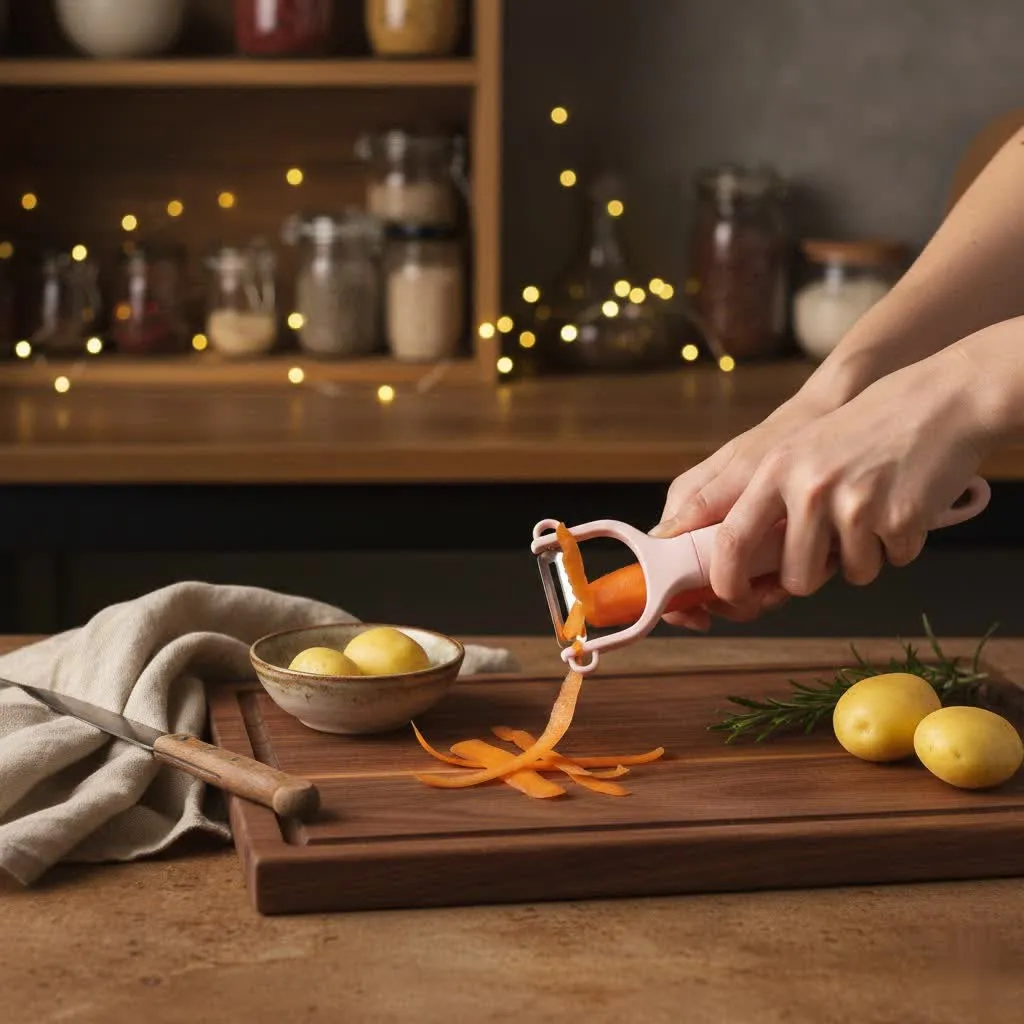 How to Easily Peel Butternut Squash with a Y-Peeler